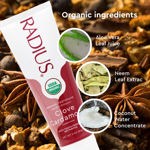 USDA Organic Clove Cardamom Toothpaste