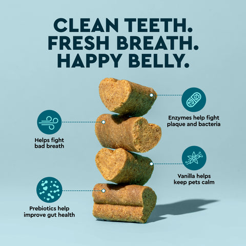 OralPro+ Pet Dental & Gut Chew Sticks for Dogs